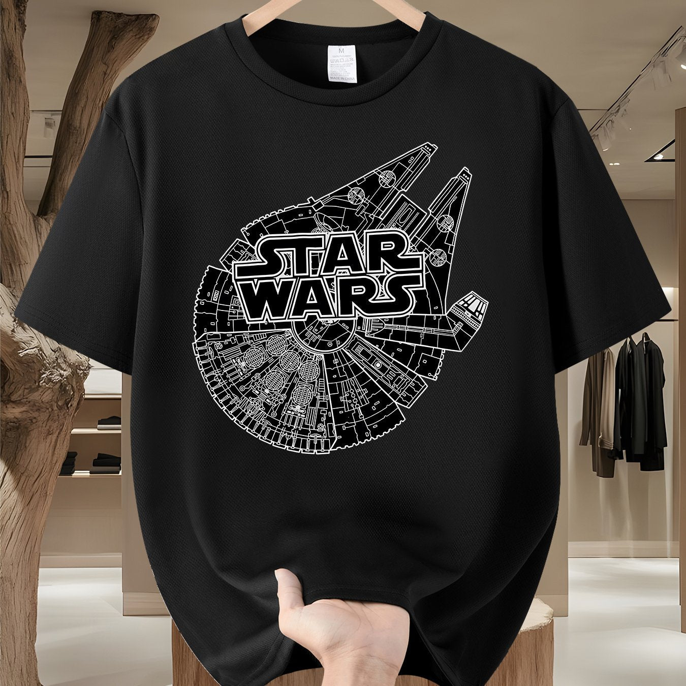 T-shirt adulte STAR WARS faucon millenium FANA ZONE