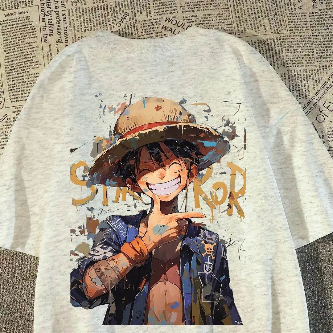 T-shirt ONE PIECE luffy 100% Coton adulte FANA ZONE