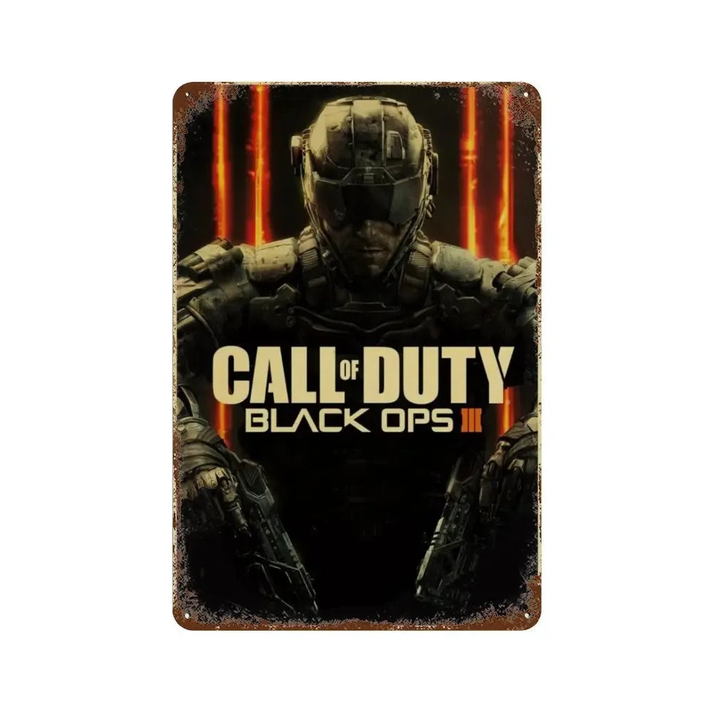 Plaque métallique jeux culte - FANA ZONE