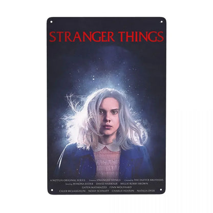 Plaque métal STRANGER THINGS - FANA ZONE