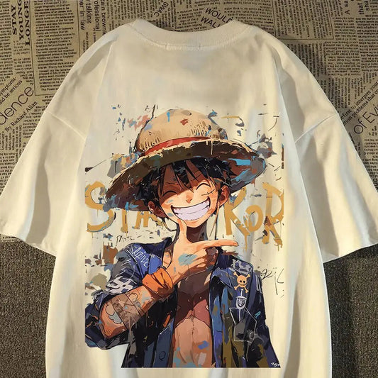 T-shirt ONE PIECE luffy 100% Coton adulte FANA ZONE