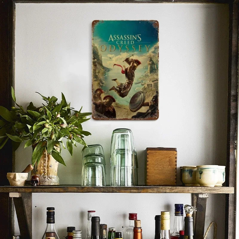 Plaque métallique jeux culte - FANA ZONE