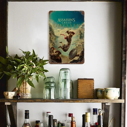 Plaque métallique jeux culte - FANA ZONE