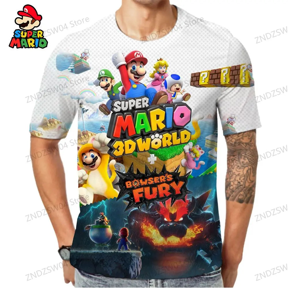 T-shirt SUPER MARIO V2 enfant et adulte - FANA ZONE