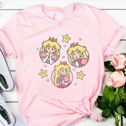 T-shirt Princesse Peach adulte