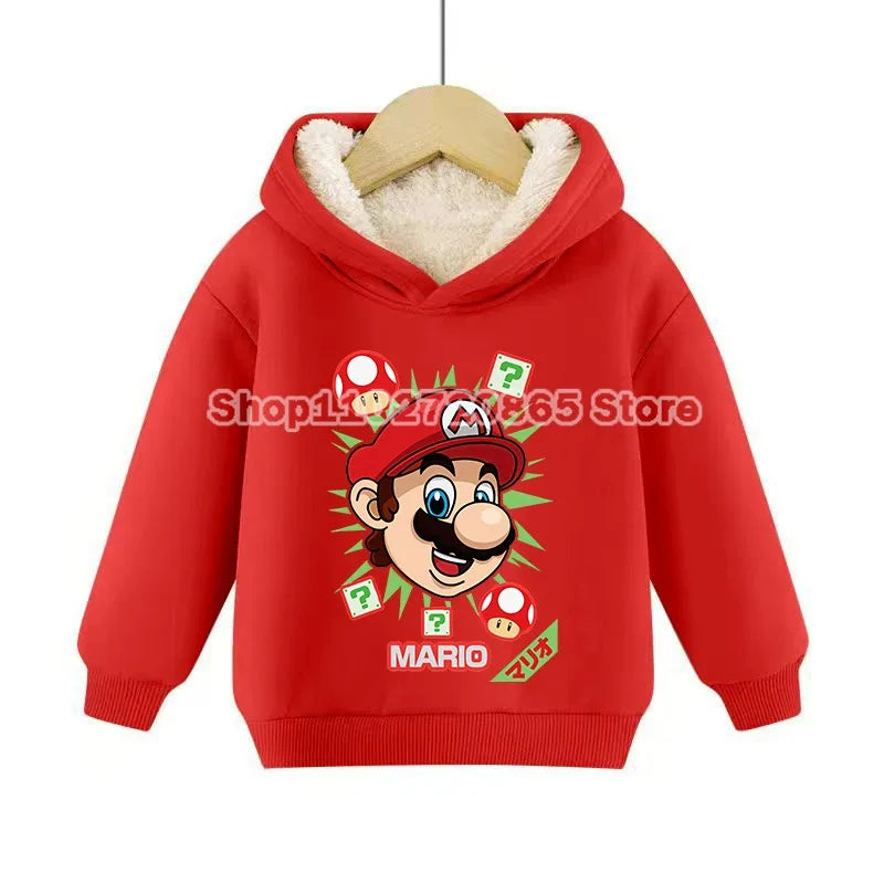 Sweat a capuche polaire SUPER MARIO enfant - FANA ZONE