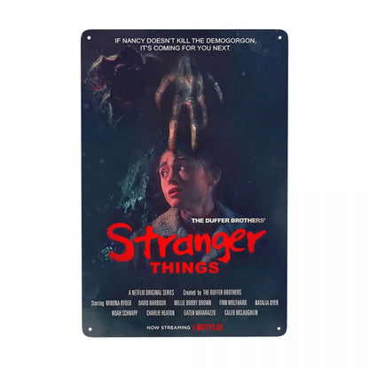 Plaque métal STRANGER THINGS - FANA ZONE