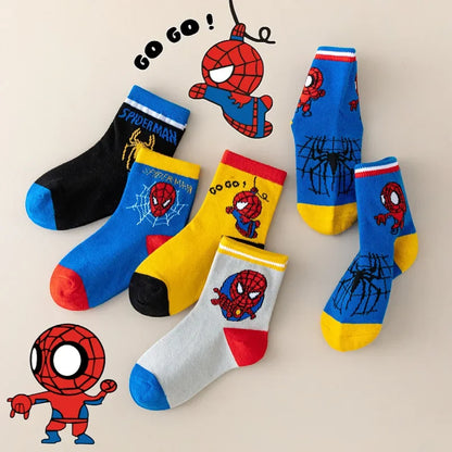 Chaussette SPIDERMAN enfant, 5 paires variées - FANA ZONE