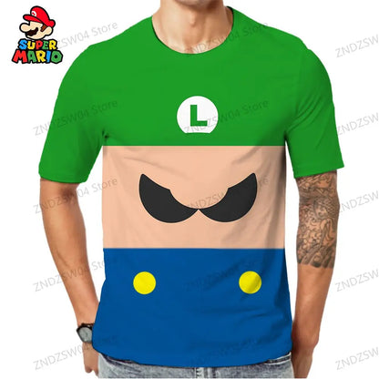 T-shirt SUPER MARIO LUIGI enfant et adulte - FANA ZONE
