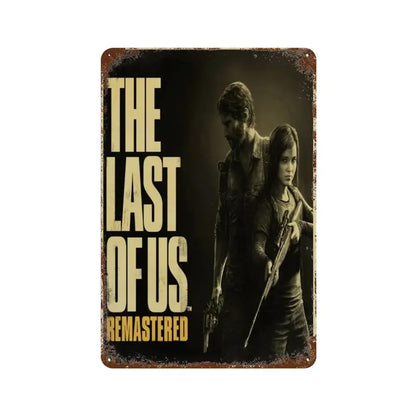 Plaque métallique jeux culte - FANA ZONE