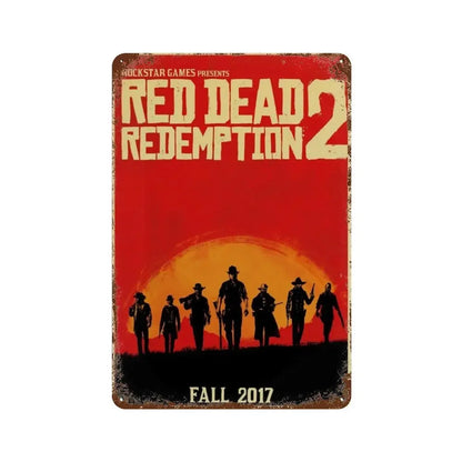 Plaque métallique jeux culte - FANA ZONE