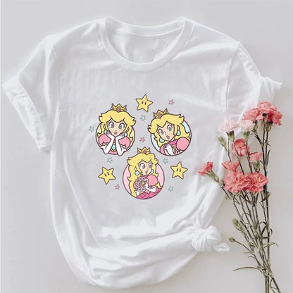 T-shirt Princesse Peach adulte