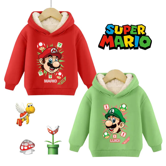 Sweat a capuche polaire SUPER MARIO enfant - FANA ZONE