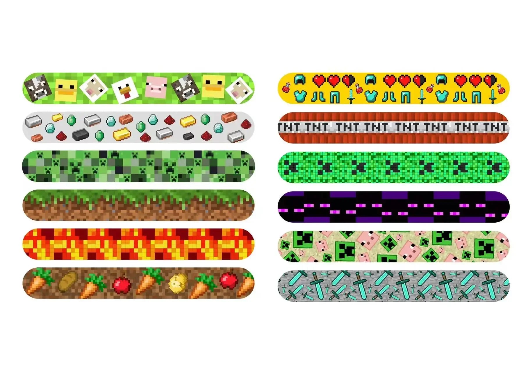 Bracelet MINECRAFT lot de 10 - 20 -30 - FANA ZONE