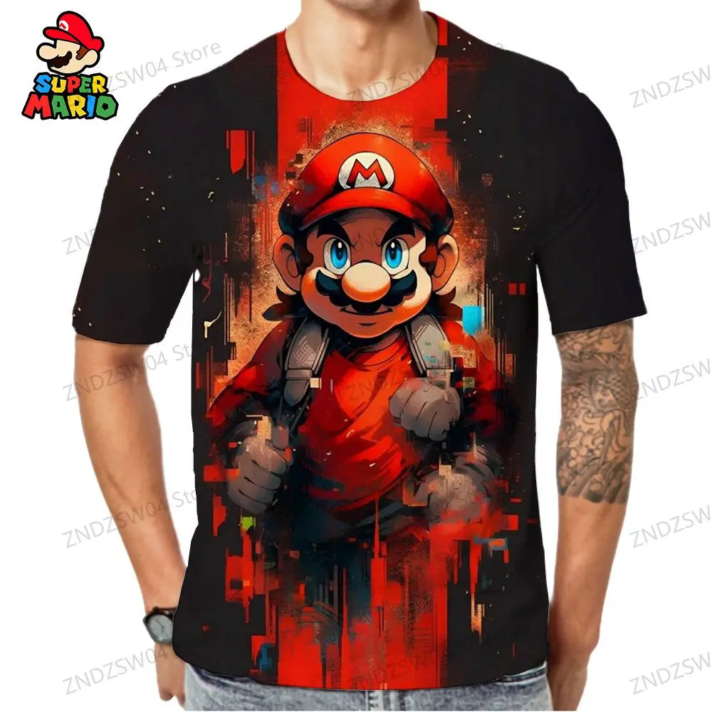 T-Shirt SUPER MARIO V1 pour enfant et adulte - FANA ZONE