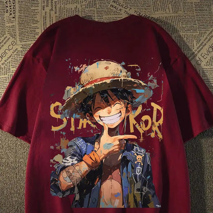 T-shirt ONE PIECE luffy 100% Coton adulte FANA ZONE