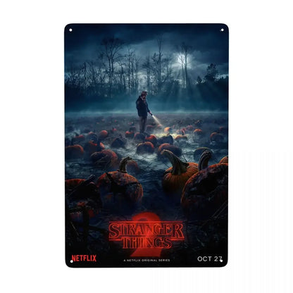 Plaque métal STRANGER THINGS - FANA ZONE