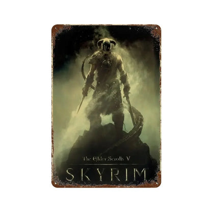 Plaque métallique jeux culte - FANA ZONE