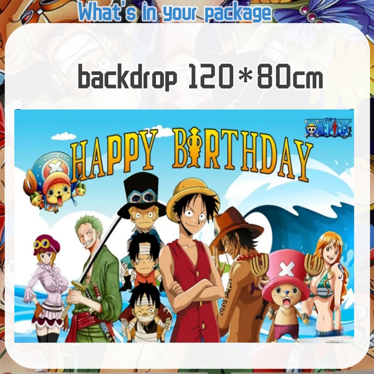 Anniversaire ONE PIECE FANA ZONE