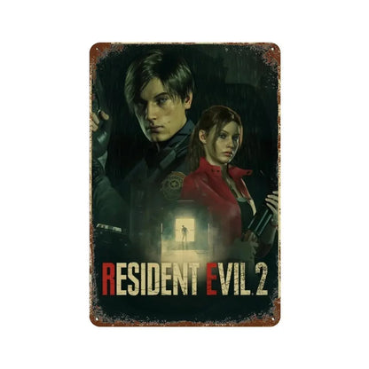 Plaque métallique jeux culte - FANA ZONE