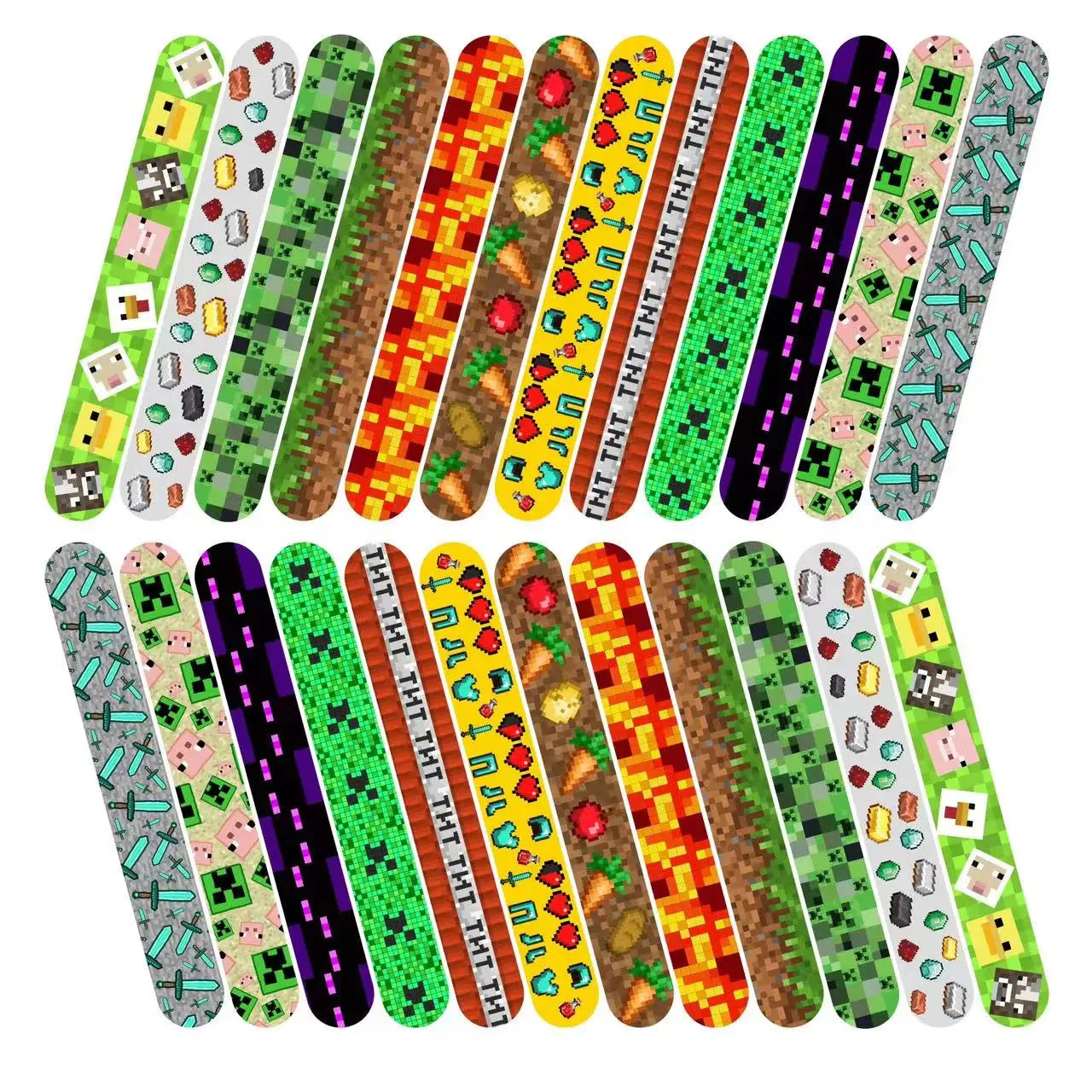 Bracelet MINECRAFT lot de 10 - 20 -30 - FANA ZONE