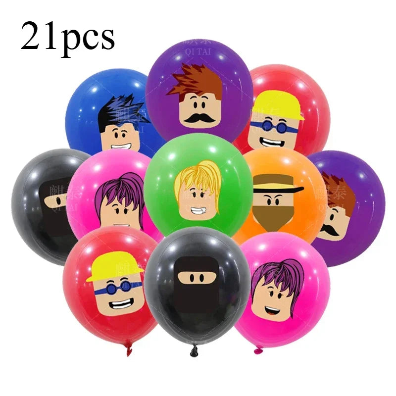 Ballons ROBLOX, 21 pièces - FANA ZONE