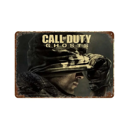 Plaque métallique jeux culte - FANA ZONE