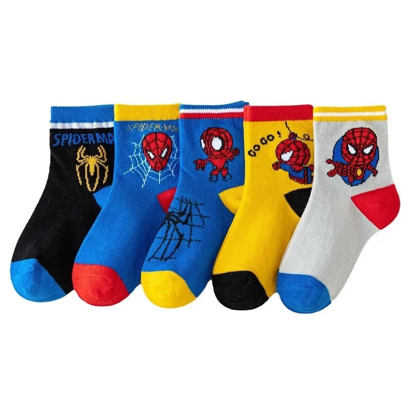 Chaussette SPIDERMAN enfant, 5 paires variées - FANA ZONE