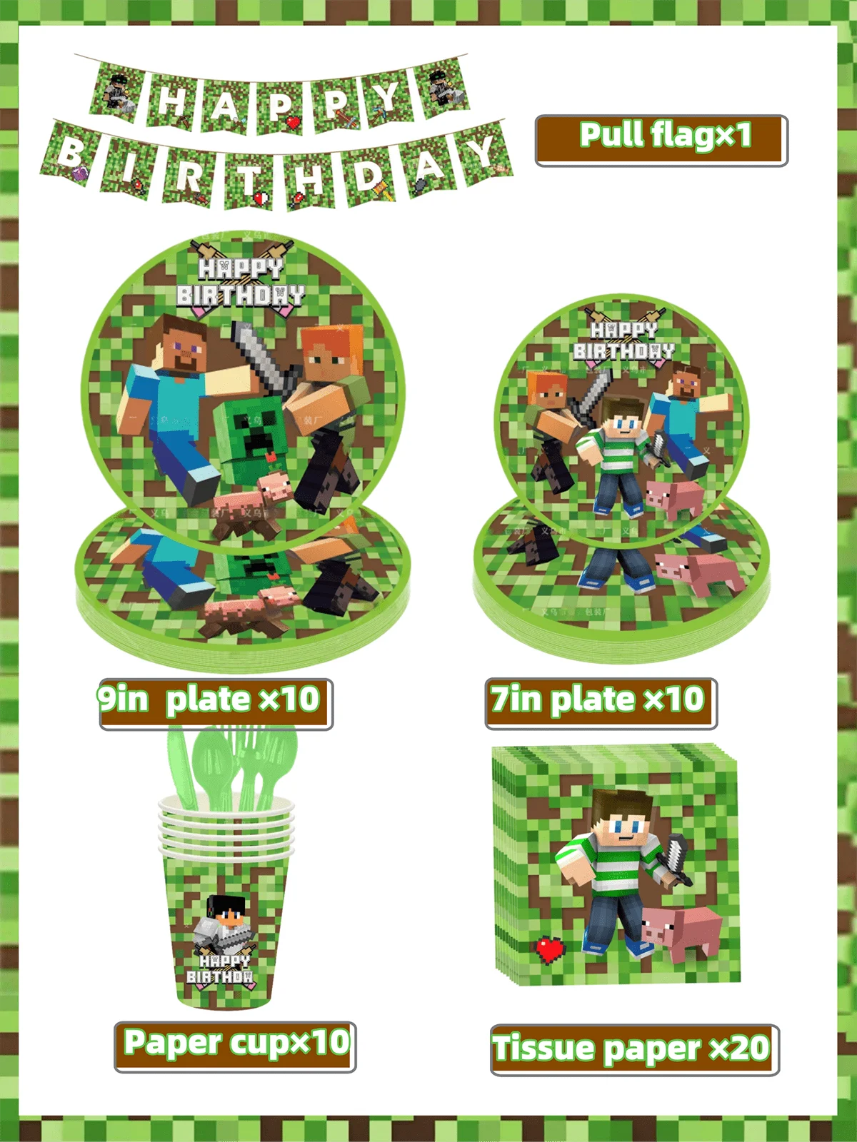 Anniversaire MINECRAFT FANA ZONE