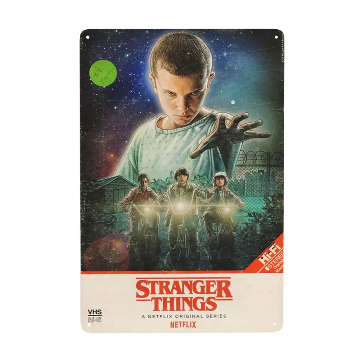 Plaque métal STRANGER THINGS - FANA ZONE