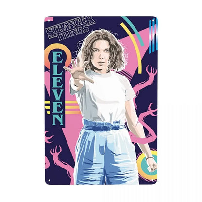 Plaque métal STRANGER THINGS - FANA ZONE