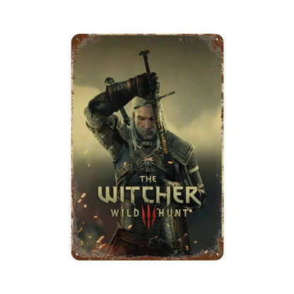 Plaque métallique jeux culte - FANA ZONE