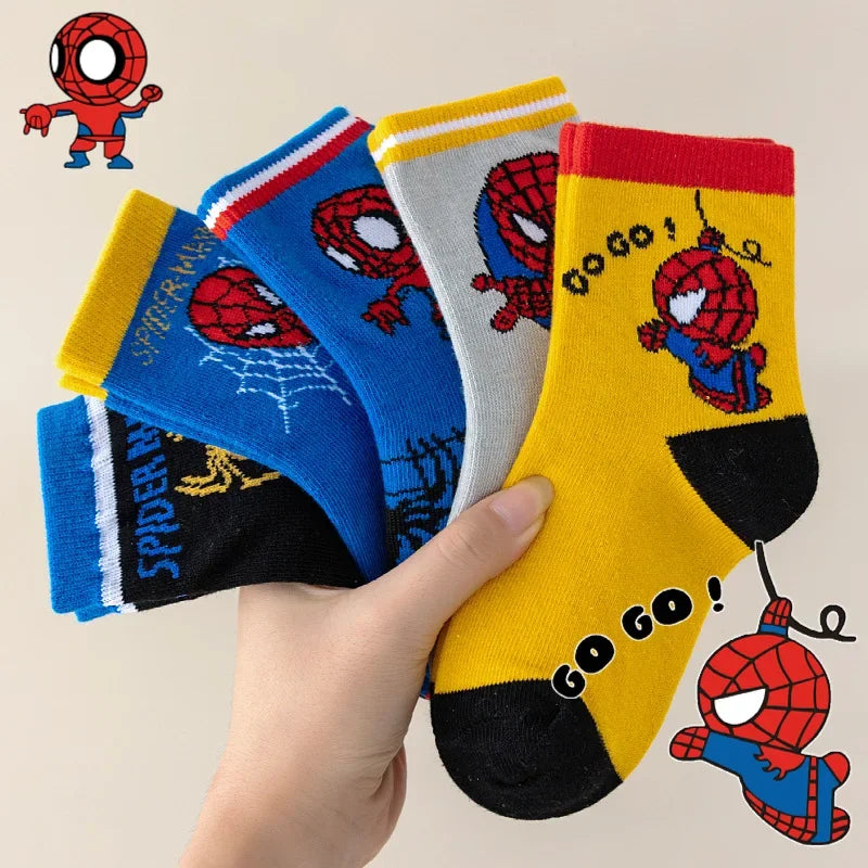 Chaussette SPIDERMAN enfant, 5 paires variées - FANA ZONE