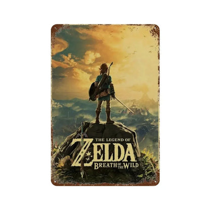 Plaque métallique jeux culte - FANA ZONE