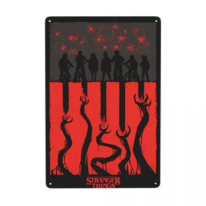 Plaque métal STRANGER THINGS - FANA ZONE
