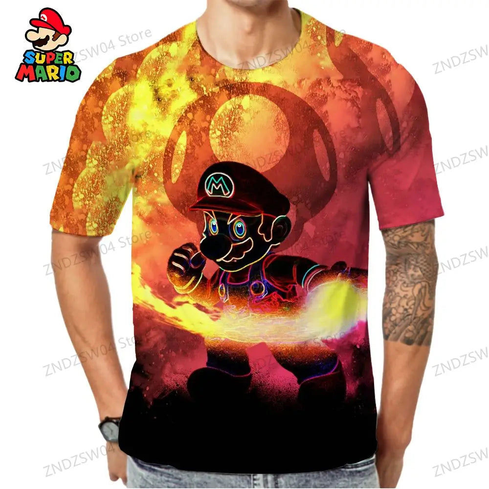 T-shirt SUPER MARIO V2 enfant et adulte - FANA ZONE