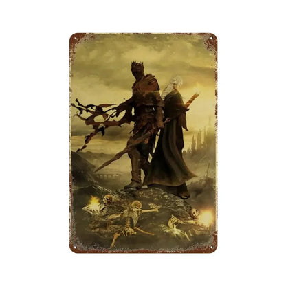 Plaque métallique jeux culte - FANA ZONE