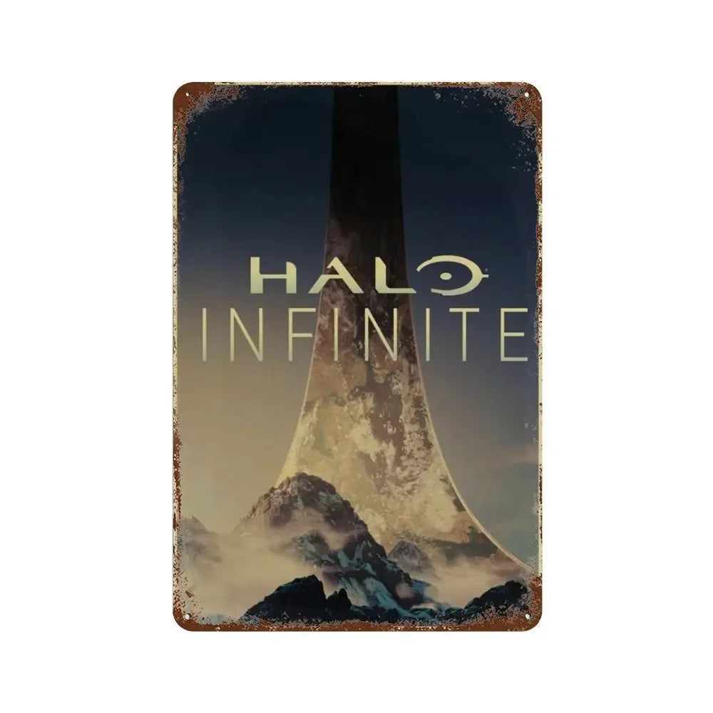 Plaque métallique jeux culte - FANA ZONE