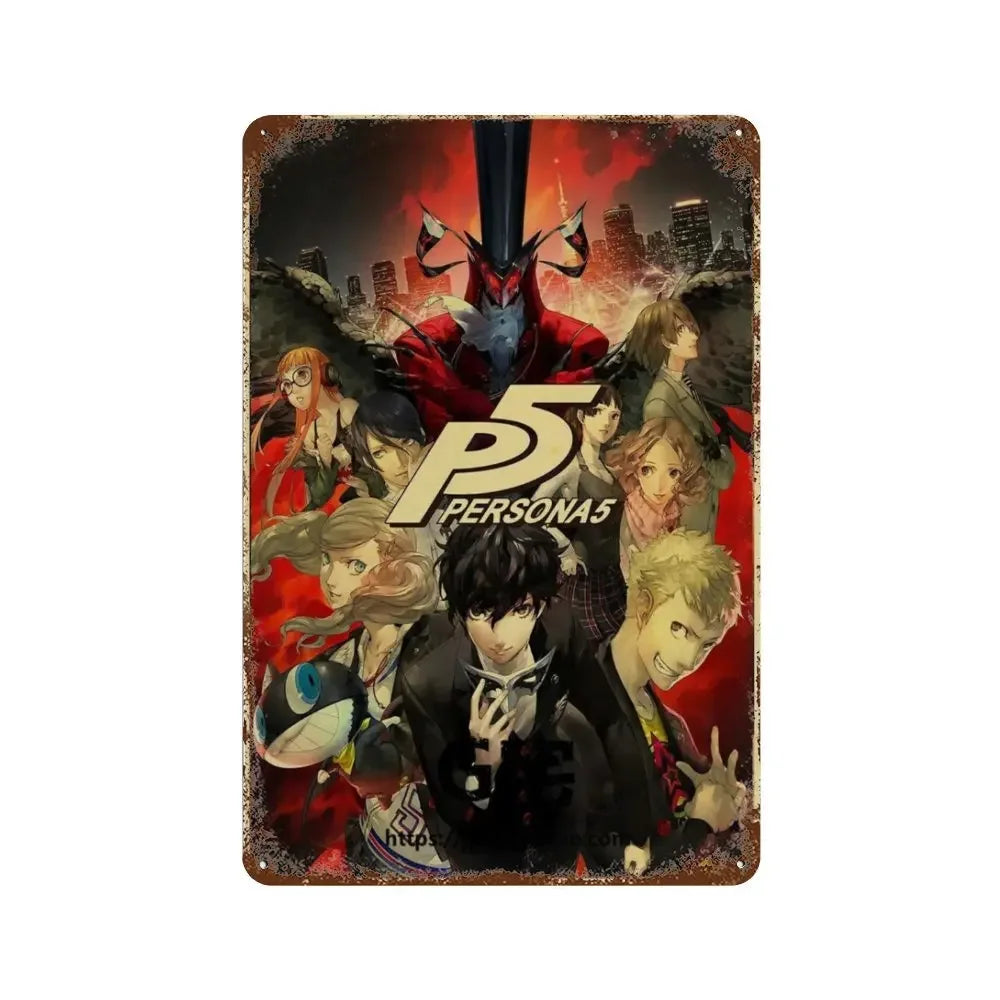 Plaque métallique jeux culte - FANA ZONE