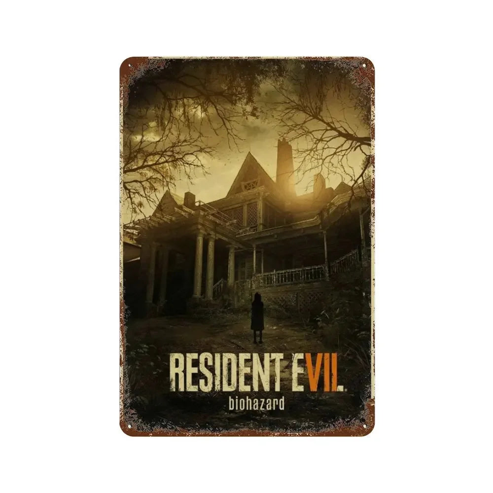 Plaque métallique jeux culte - FANA ZONE