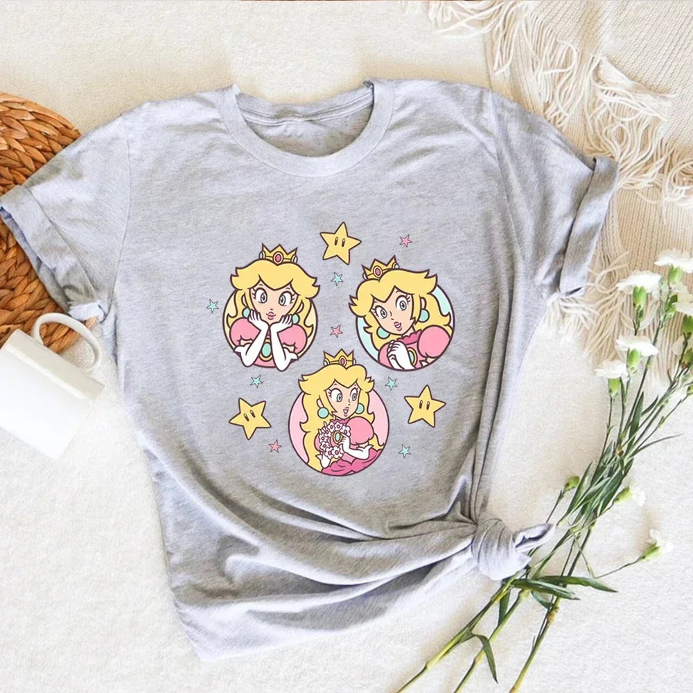T-shirt Princesse Peach adulte