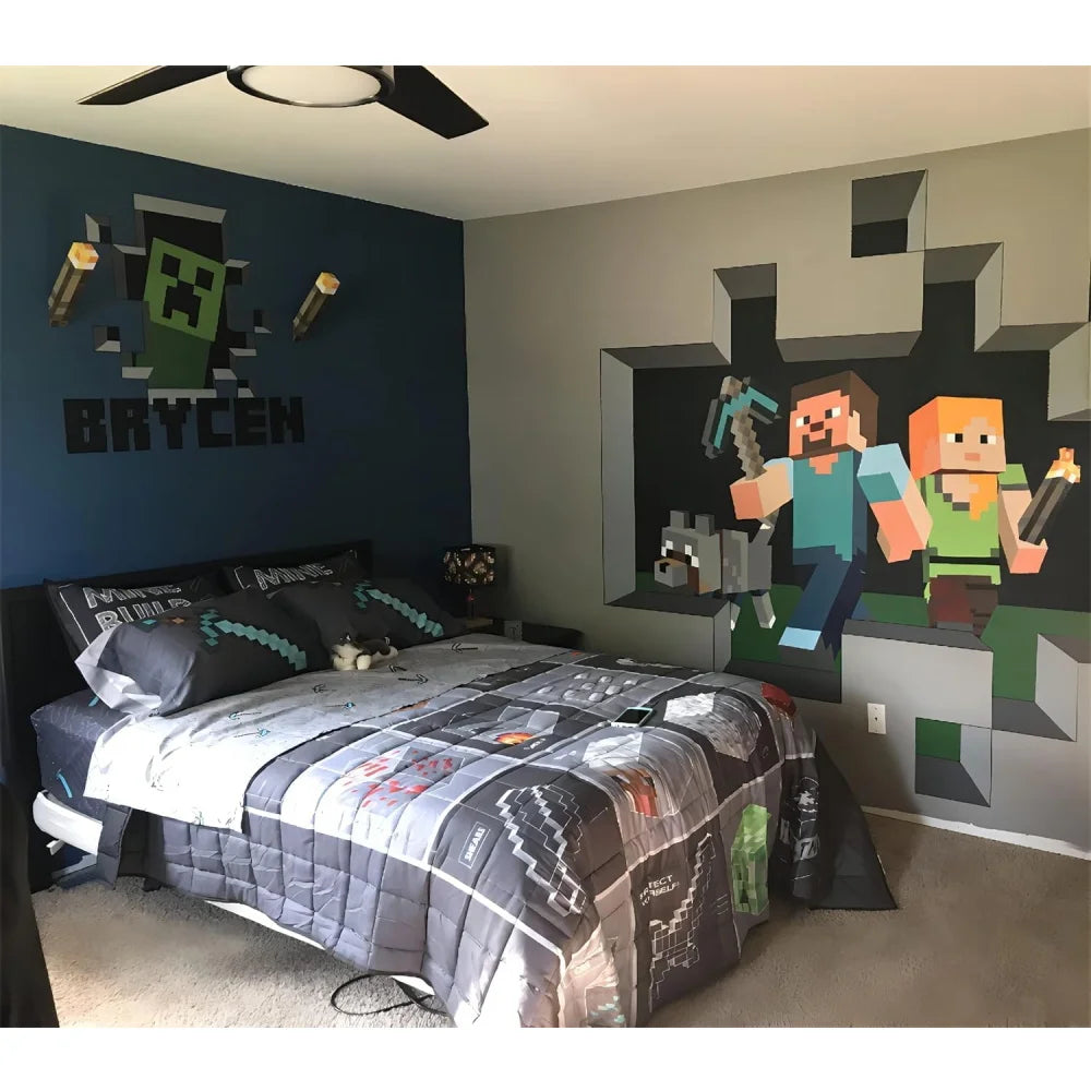 Lampe MINECRAFT torche de 4 couleurs - FANA ZONE