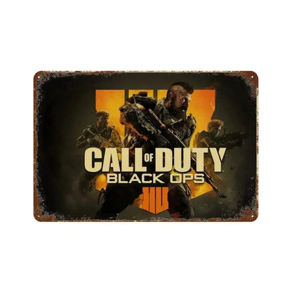 Plaque métallique jeux culte - FANA ZONE