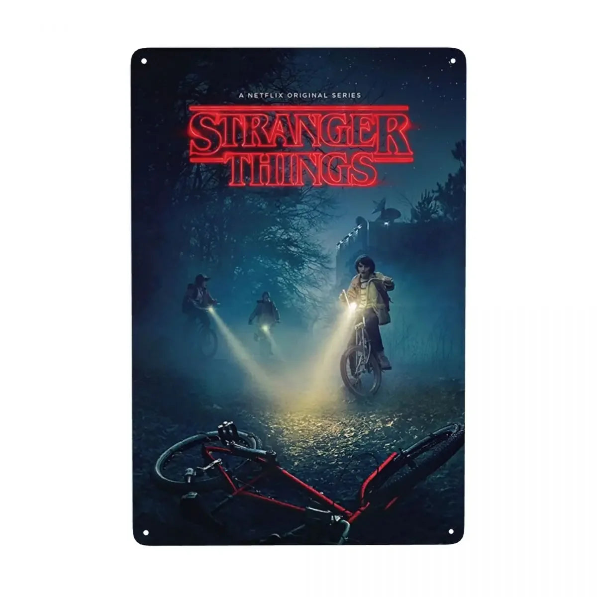 Plaque métal STRANGER THINGS - FANA ZONE