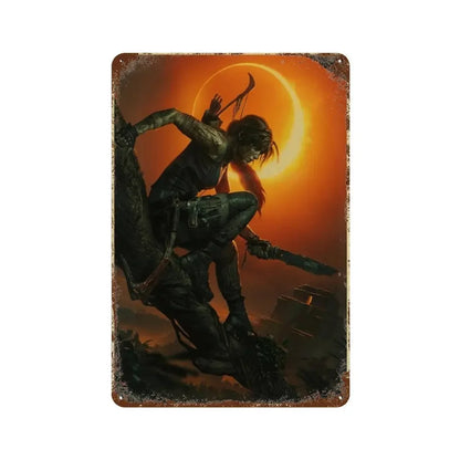 Plaque métallique jeux culte - FANA ZONE