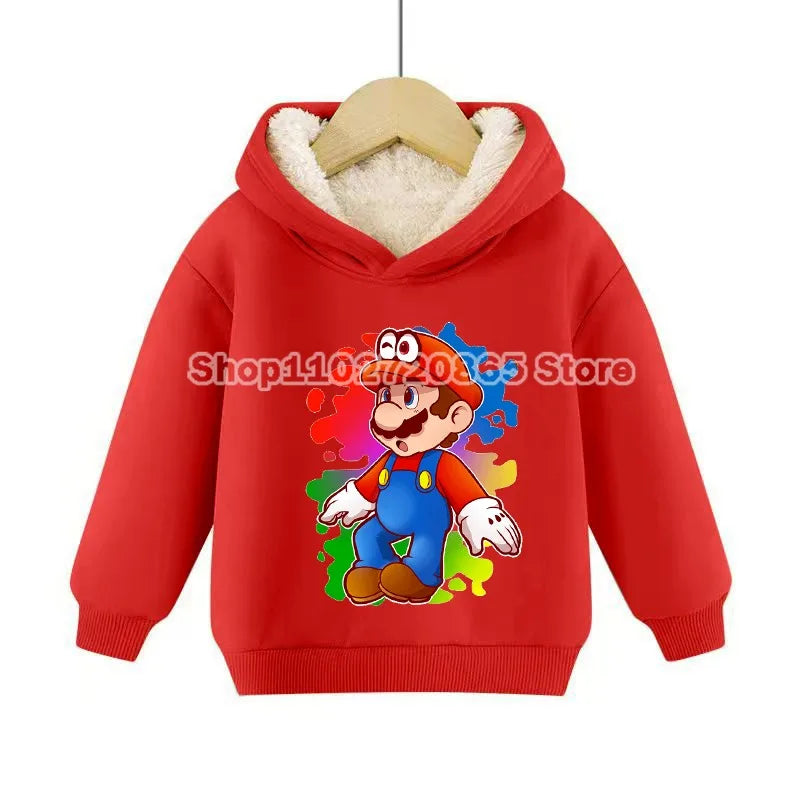 Sweat a capuche polaire SUPER MARIO enfant - FANA ZONE