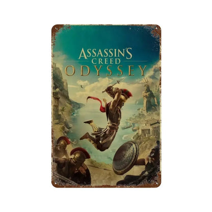 Plaque métallique jeux culte - FANA ZONE