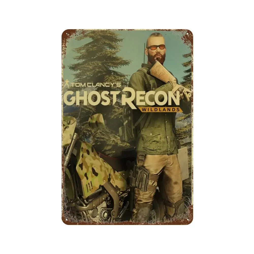 Plaque métallique jeux culte - FANA ZONE