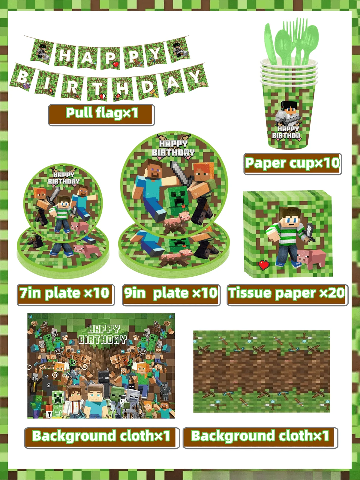 Anniversaire MINECRAFT FANA ZONE